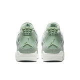 WOMENS AIR JORDAN 4 RETRO 'ABUNDANCE' - SEAFOAM/SAIL-METALLIC SILVER