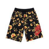 NIKE FLORAL SHORTS - TOUR YELLOW