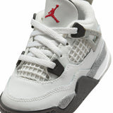 AIR JORDAN 4 RETRO OG 'WHITE CEMENT' TD - SUMMIT WHITE/FIRE RED/CEMENT GREY/BLACK