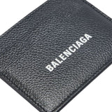 BALENCIAGA CASH CARD HOLDER GRAINED CALF -  BLACK/L WHITE