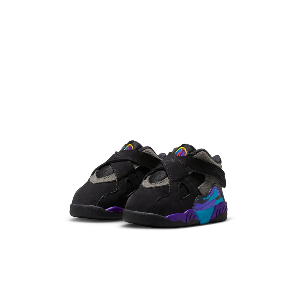 AIR JORDAN 8 RETRO TD - BLACK/TRUE RED/IRON GREY/BRIGHT CONCORD/AQUATONE