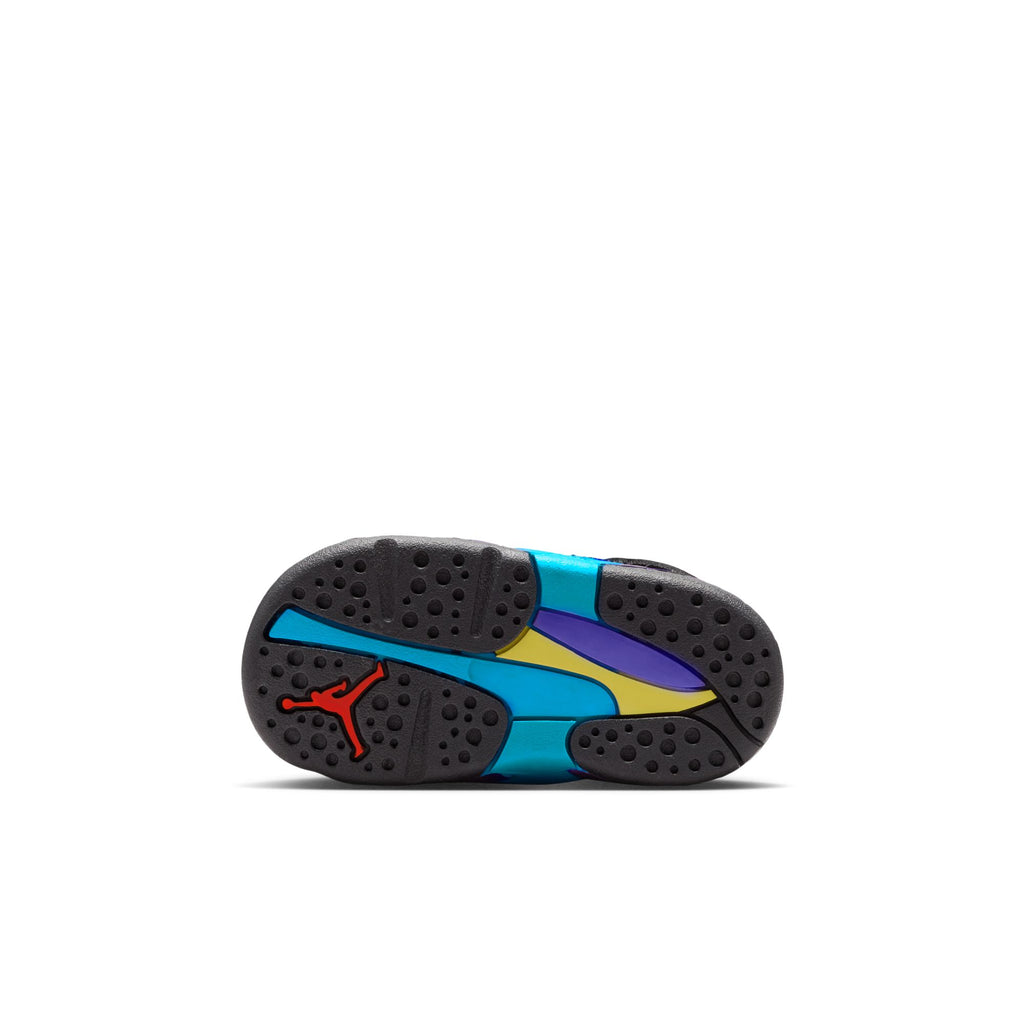 AIR JORDAN 8 RETRO TD - BLACK/TRUE RED/IRON GREY/BRIGHT CONCORD/AQUATONE