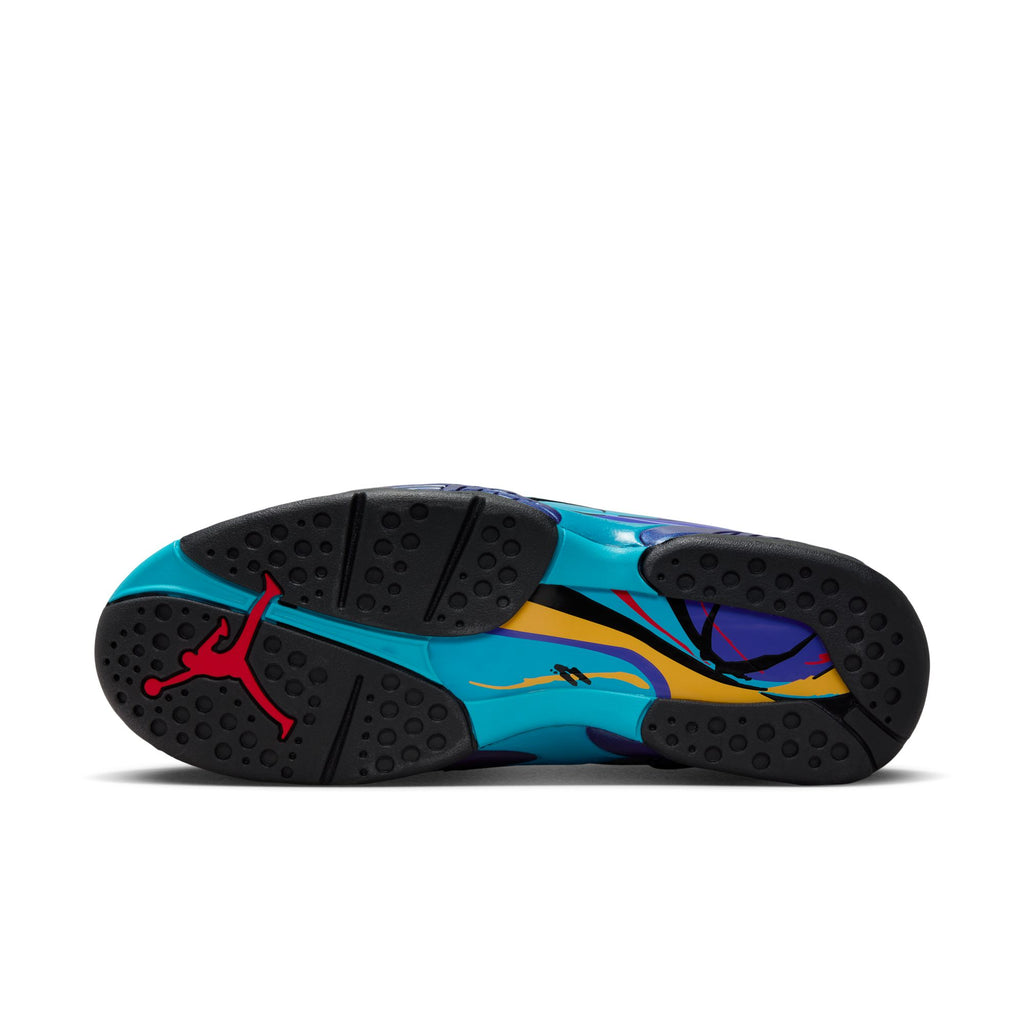 AIR JORDAN 8 RETRO - BLACK/TRUE RED/IRON GREY/BRIGHT CONCORD/AQUATONE