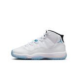 AIR JORDAN 11 RETRO GS - WHITE/LEGEND BLUE-BLACK