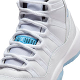 AIR JORDAN 11 RETRO GS - WHITE/LEGEND BLUE-BLACK