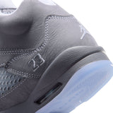 AIR JORDAN 5 RETRO GS 'WOLF GREY ' - LT GRAPHITE/WHITE-WOLF GREY