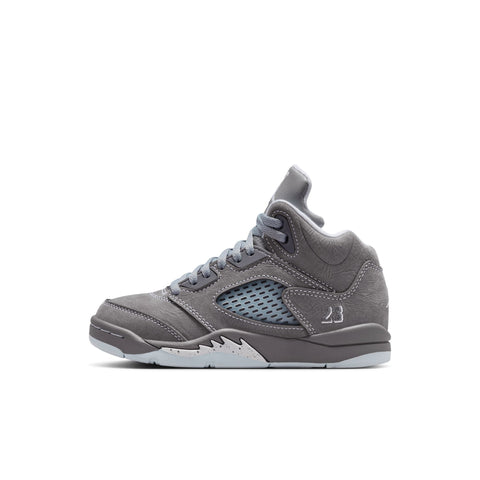 AIR JORDAN 5 RETRO PS 'WOLF GREY ' - LT GRAPHITE/WHITE-WOLF GREY