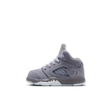 AIR JORDAN 5 RETRO TD 'WOLF GREY ' - LT GRAPHITE/WHITE-WOLF GREY