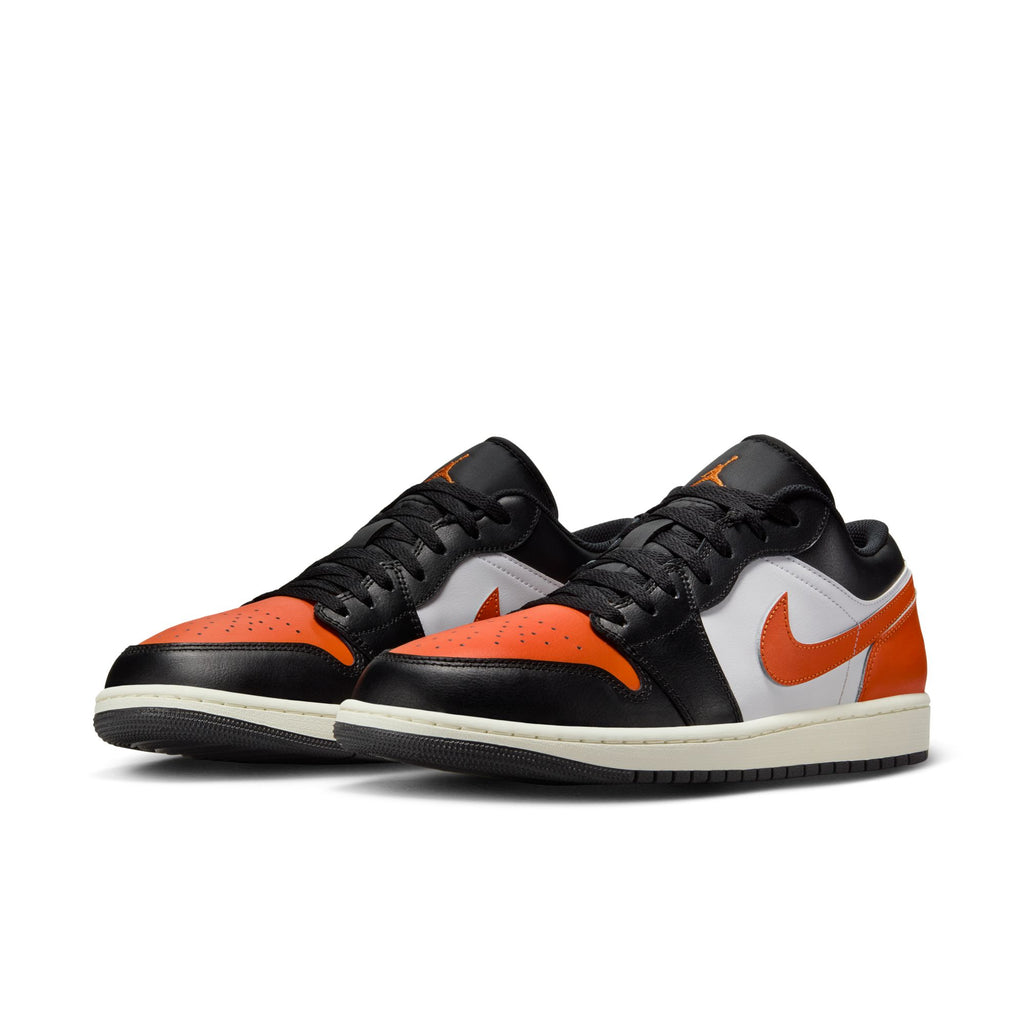 AIR JORDAN 1 LOW - BLACK/STARFISH-WHITE-SAIL