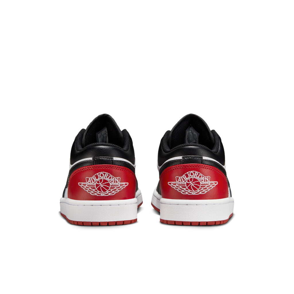 AIR JORDAN 1 LOW - WHITE/BLACK-VARSITY RED-WHITE