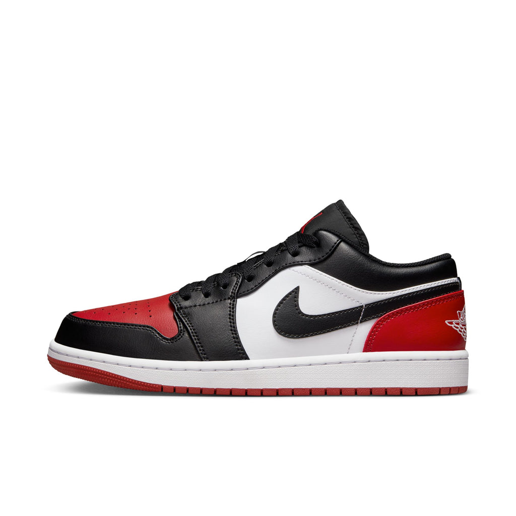 AIR JORDAN 1 LOW - WHITE/BLACK-VARSITY RED-WHITE