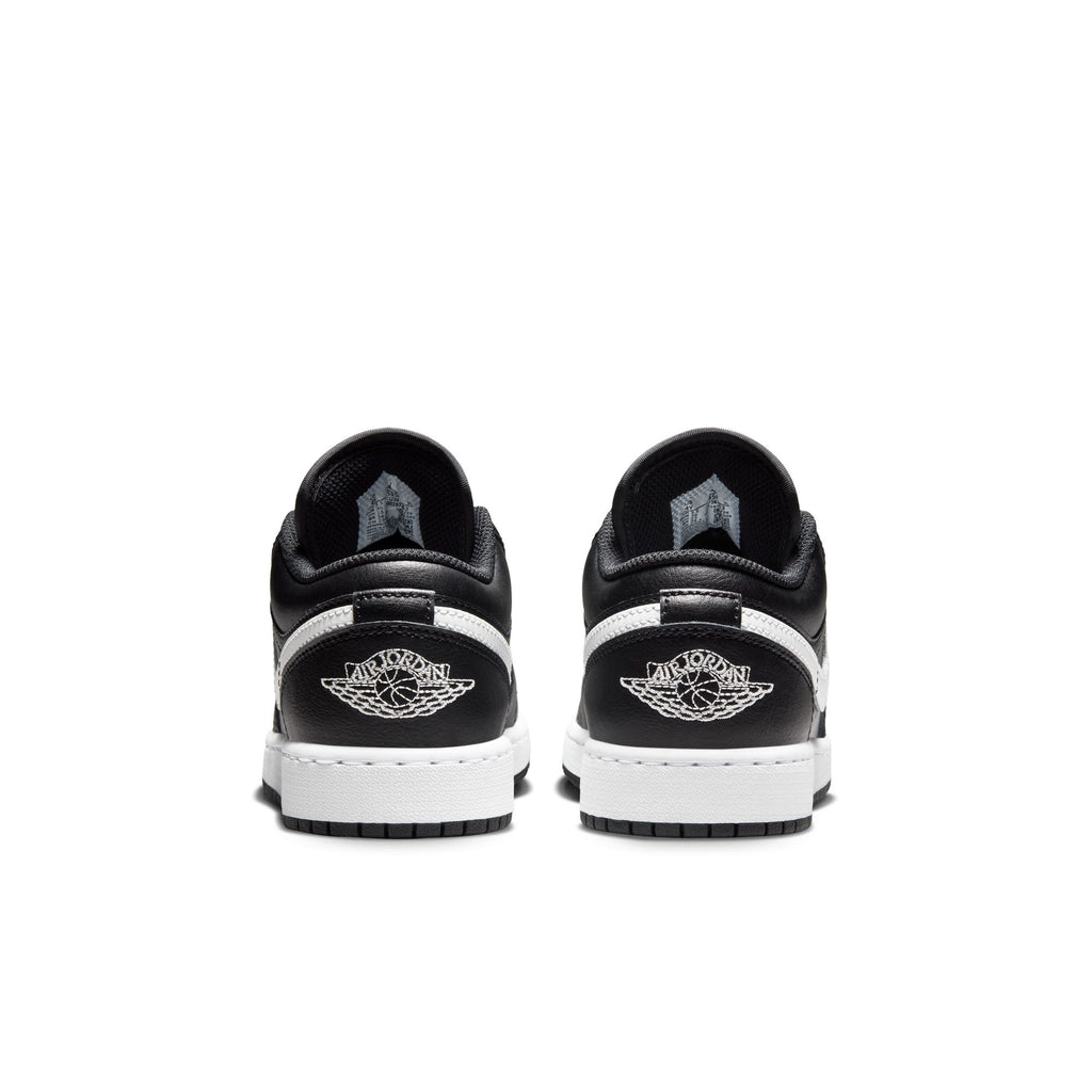 AIR JORDAN 1 LOW GS - BLACK/SUMMIT WHITE