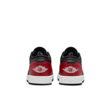 AIR JORDAN 1 LOW - BLACK/VARSITY RED-SUMMIT WHITE