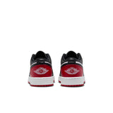 AIR JORDAN 1 LOW GS - WHITE/BLACK-VARSITY RED-WHITE