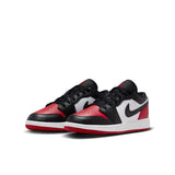 AIR JORDAN 1 LOW GS - WHITE/BLACK-VARSITY RED-WHITE