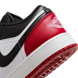 AIR JORDAN 1 LOW GS - WHITE/BLACK-VARSITY RED-WHITE