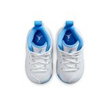 AIR JORDAN 12 RETRO 'MELO' TD - WHITE/UNIVERSITY BLUE/METALLIC SILVER