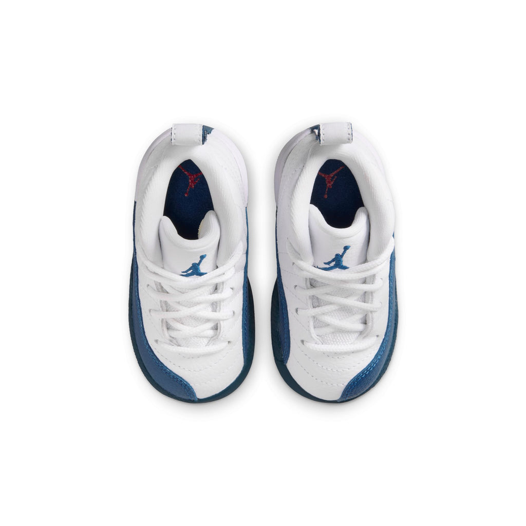 AIR JORDAN 12 RETRO TD - WHITE/FRENCH BLUE-METALLIC SILVER