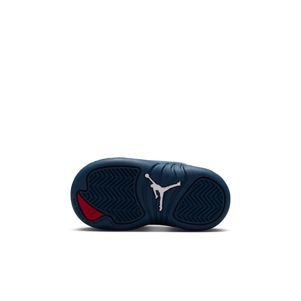 AIR JORDAN 12 RETRO TD - WHITE/FRENCH BLUE-METALLIC SILVER