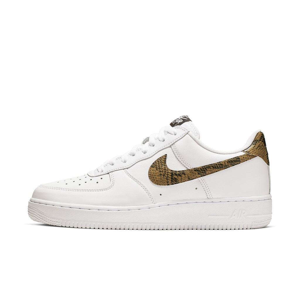 NIKE AIR FORCE 1 LOW RETRO PREMIUM - WHITE/ELEMENTAL GOLD-DARK HAZEL-BLACK