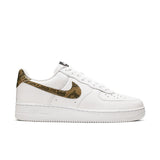 NIKE AIR FORCE 1 LOW RETRO PREMIUM - WHITE/ELEMENTAL GOLD-DARK HAZEL-BLACK