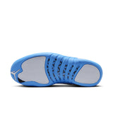 AIR JORDAN 12 RETRO 'MELO' - WHITE/UNIVERSITY BLUE/METALLIC SILVER