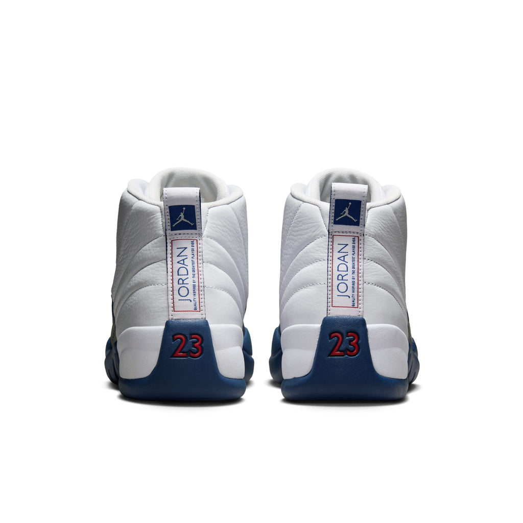 AIR JORDAN 12 RETRO - WHITE/FRENCH BLUE-METALLIC SILVER