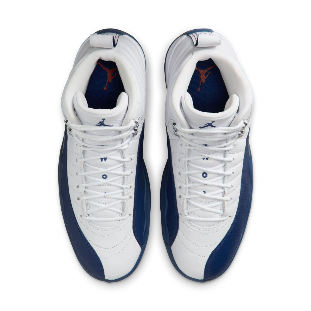 AIR JORDAN 12 RETRO - WHITE/FRENCH BLUE-METALLIC SILVER