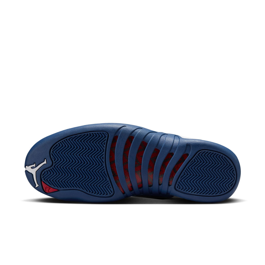 AIR JORDAN 12 RETRO - WHITE/FRENCH BLUE-METALLIC SILVER
