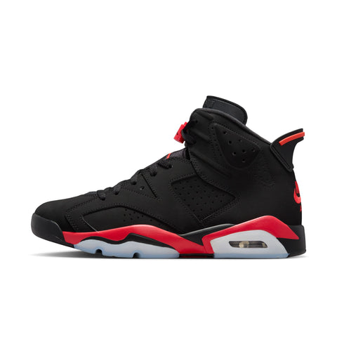 AIR JORDAN 6 RETRO "INFRARED SALESMAN" - BLACK/LT CRIMSON
