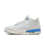 AIR JORDAN 3 RETRO 'LUCKY SHORTS' - SUMMIT WHITE/HYDROGEN BLUE-LEGEND BLUE