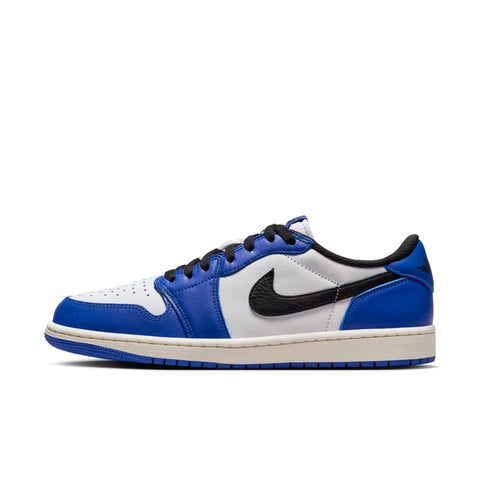 AIR JORDAN 1 LOW 'GAME ROYAL' - WHITE/BLACK-GAME ROYAL-SAIL