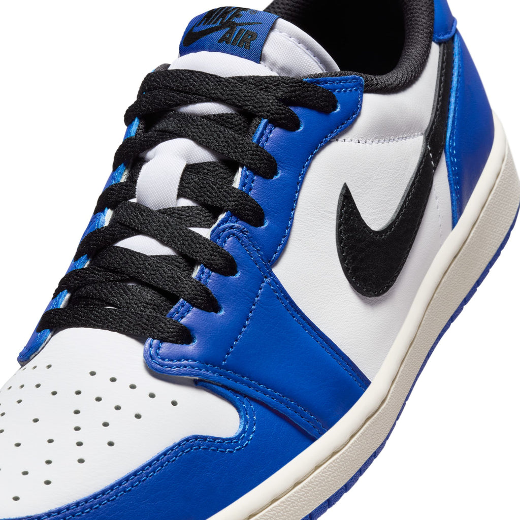 AIR JORDAN 1 LOW 'GAME ROYAL' - WHITE/BLACK-GAME ROYAL-SAIL