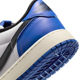 AIR JORDAN 1 LOW 'GAME ROYAL' GS - WHITE/BLACK-GAME ROYAL-SAIL