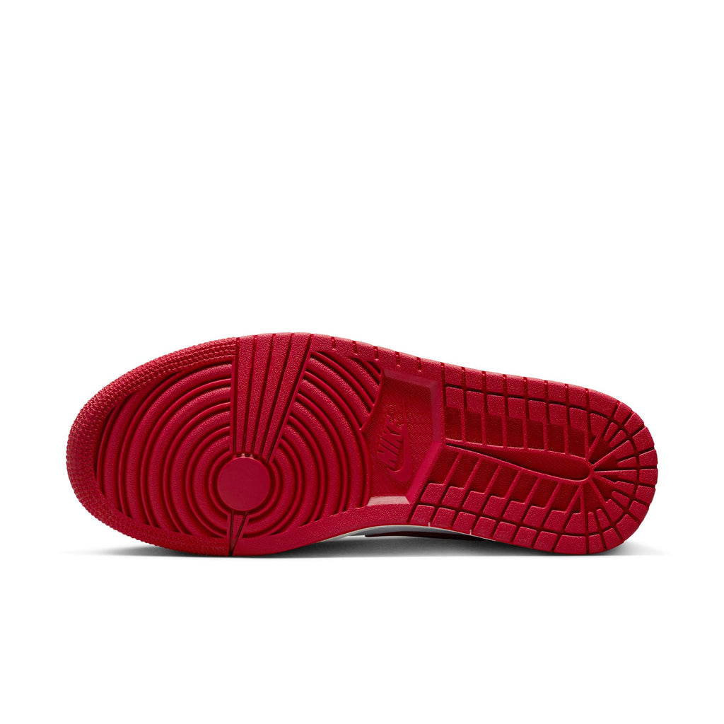 WOMENS AIR JORDAN 1 LOW - WHITE/GYM RED-BLACK-SAIL