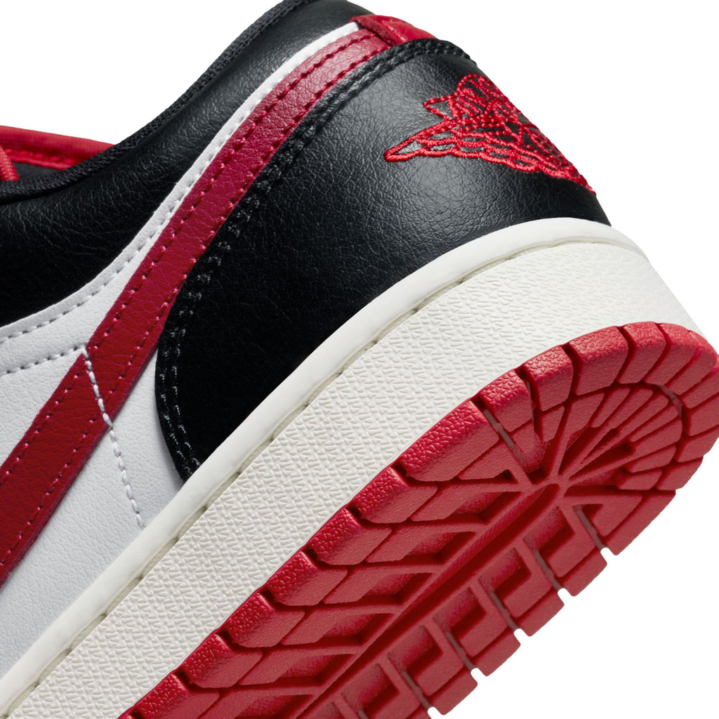 WOMENS AIR JORDAN 1 LOW - WHITE/GYM RED-BLACK-SAIL