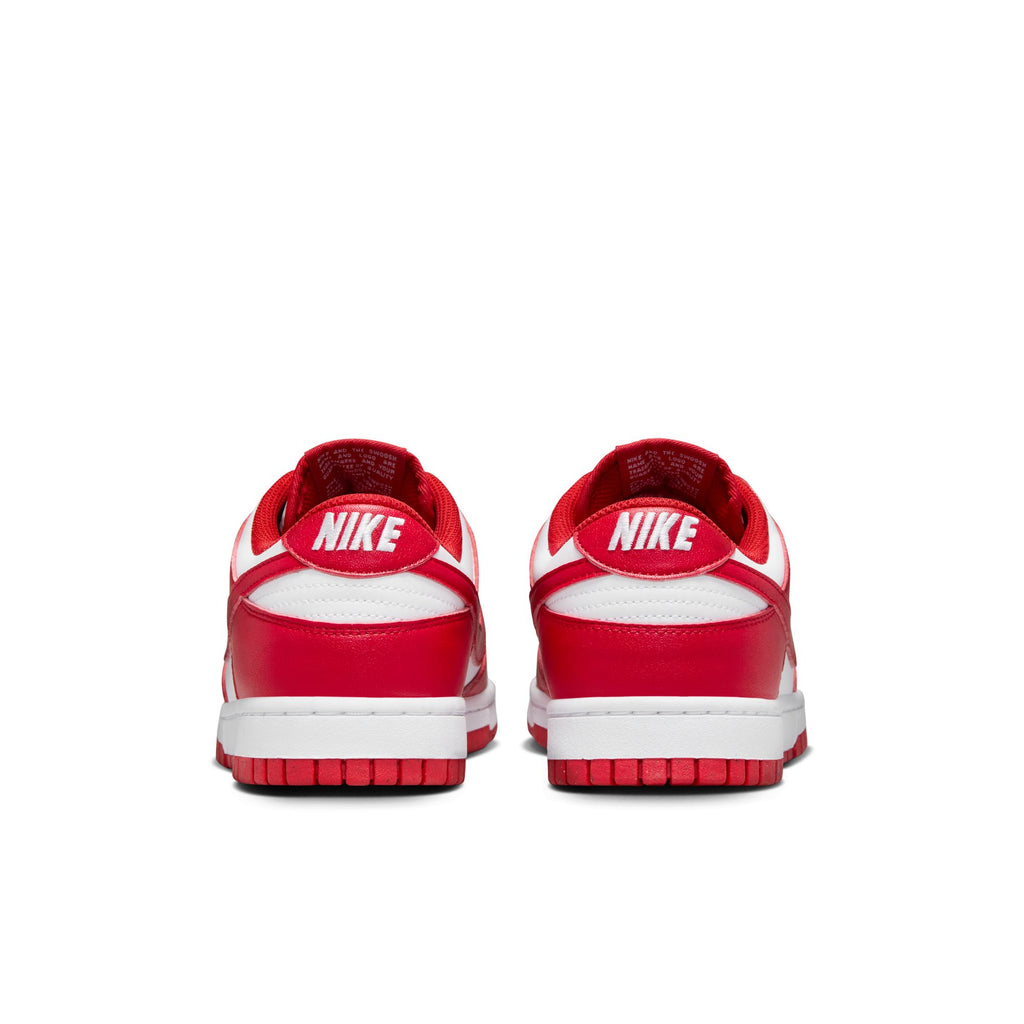 WOMENS NIKE DUNK LOW NEXT NATURE - WHITE/UNIVERSITY RED-WHITE