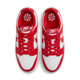 WOMENS NIKE DUNK LOW NEXT NATURE - WHITE/UNIVERSITY RED-WHITE