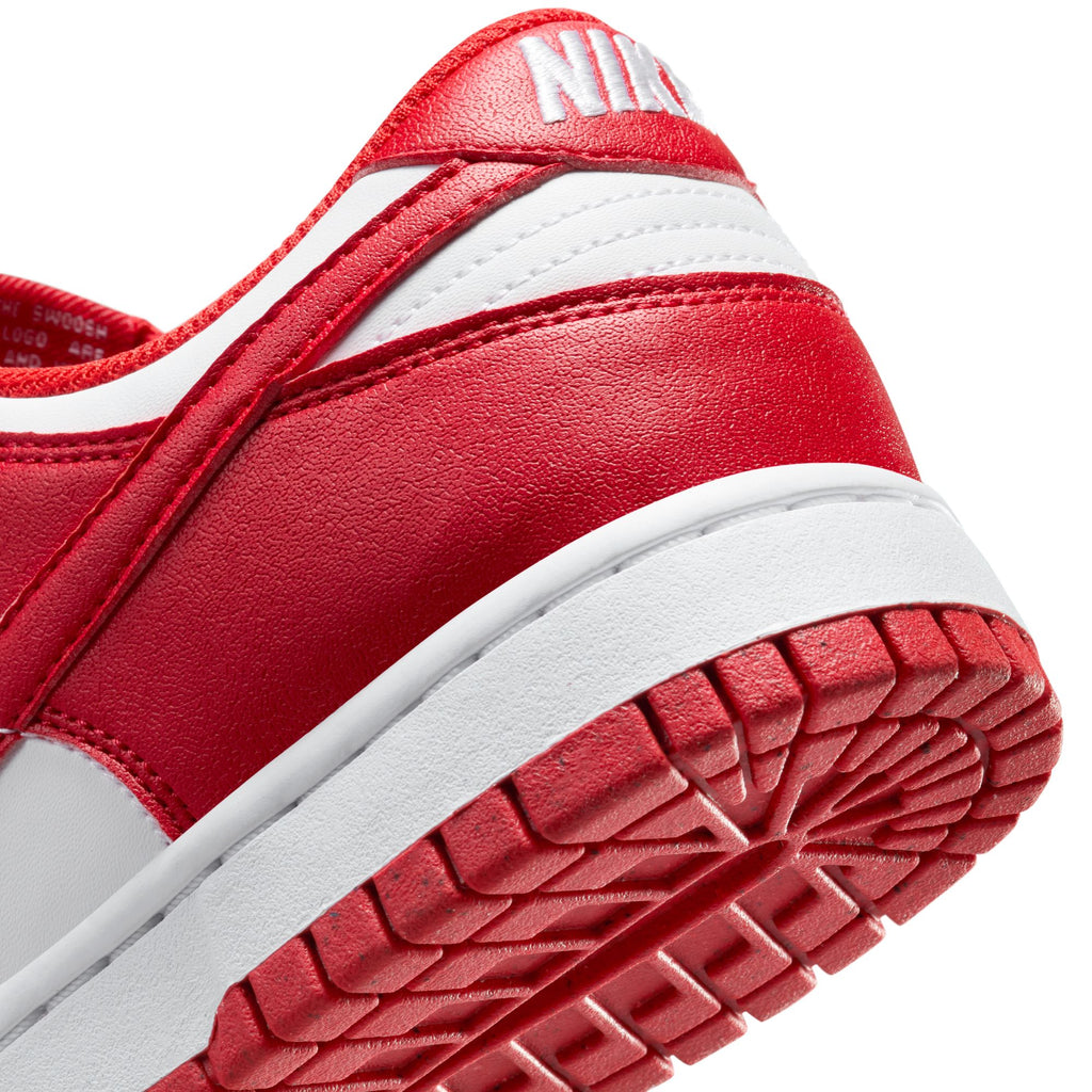 WOMENS NIKE DUNK LOW NEXT NATURE - WHITE/UNIVERSITY RED-WHITE