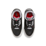 AIR JORDAN 3 RETRO 'BLACK CEMENT' PS - BLACK/FIRE RED-CEMENT GREY-SUMMIT WHITE