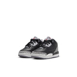 AIR JORDAN 3 RETRO 'BLACK CEMENT' TD - BLACK/FIRE RED-CEMENT GREY-SUMMIT WHITE