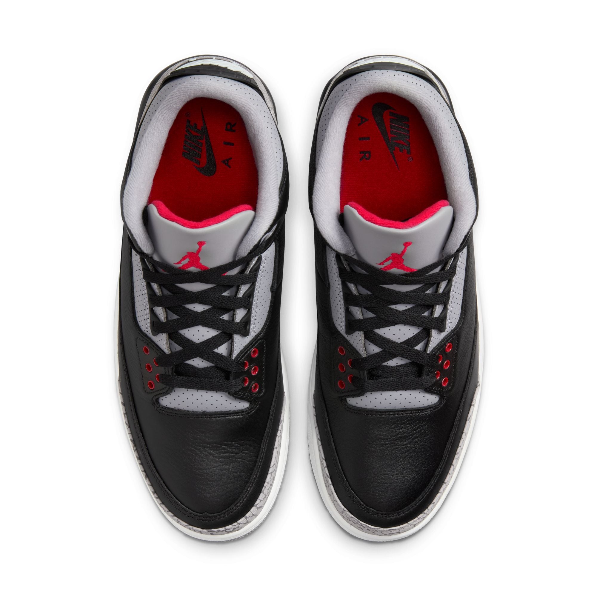 air jordan 3 retro black fire red cement