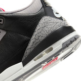 AIR JORDAN 3 RETRO 'BLACK CEMENT' - BLACK/FIRE RED-CEMENT GREY-SUMMIT WHITE