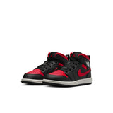 AIR JORDAN 1 MID PS - BLACK/VARSITY RED-SUMMIT