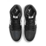 AIR JORDAN 1 MID - BLACK/OFF NOIR-SUMMIT WHITE