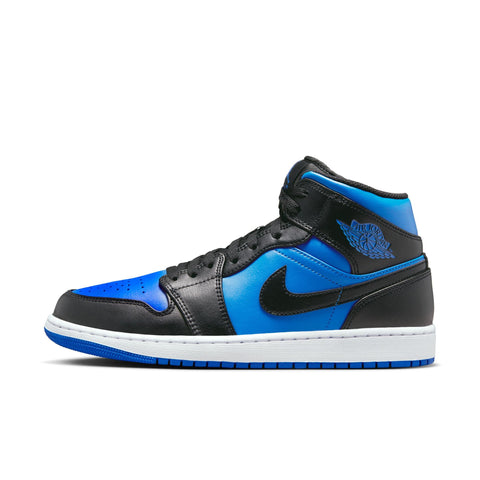 AIR JORDAN 1 MID - BLACK/ROYAL BLUE-BLACK-WHITE