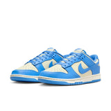 NIKE DUNK LOW RETRO - COCONUT MILK/UNIVERSITY BLUE-GYM RED