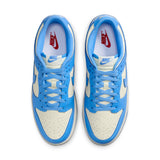 NIKE DUNK LOW RETRO - COCONUT MILK/UNIVERSITY BLUE-GYM RED