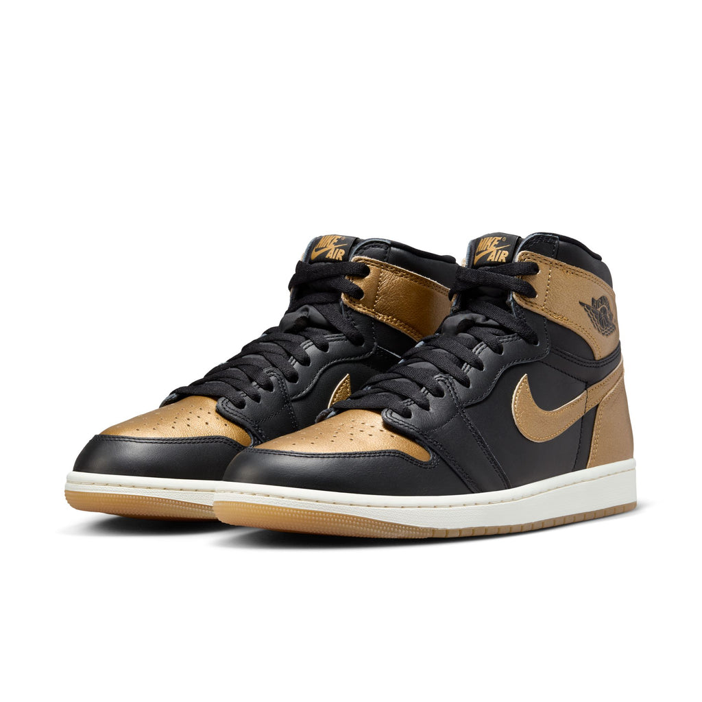 AIR JORDAN 1 RETRO HIGH OG "BLACK AND GOLD" - BLACK/METALLIC GOLD-SAIL