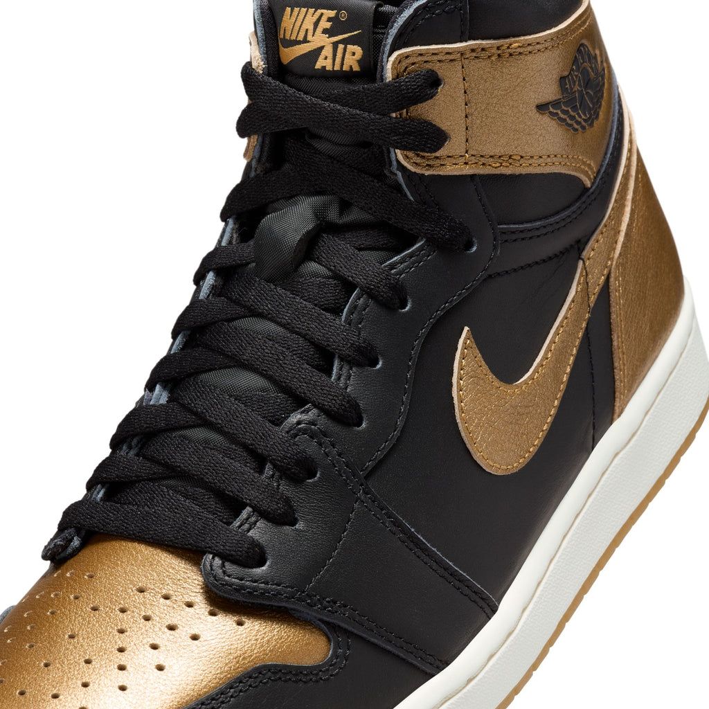 AIR JORDAN 1 RETRO HIGH OG "BLACK AND GOLD" - BLACK/METALLIC GOLD-SAIL